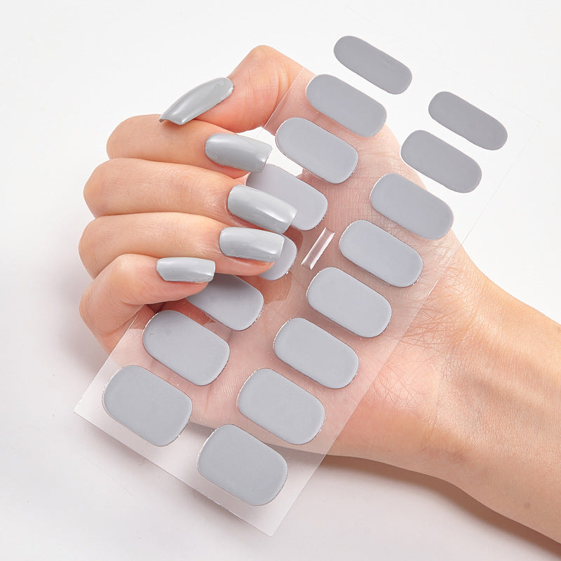 Salon-Quality Shine – Pure Color Nail Wraps CJ