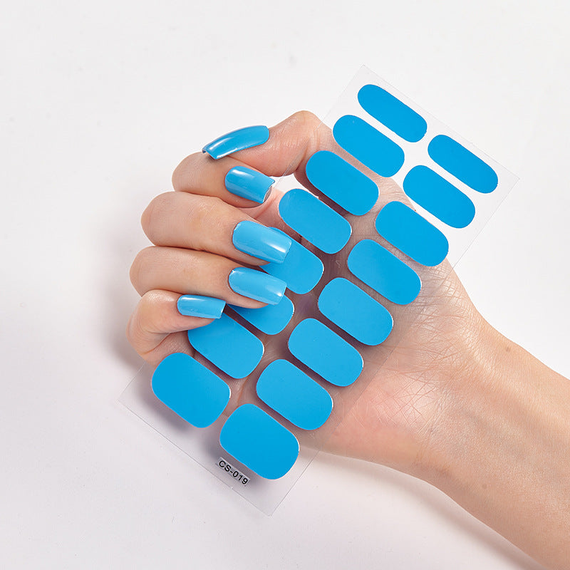Salon-Quality Shine – Pure Color Nail Wraps CJ