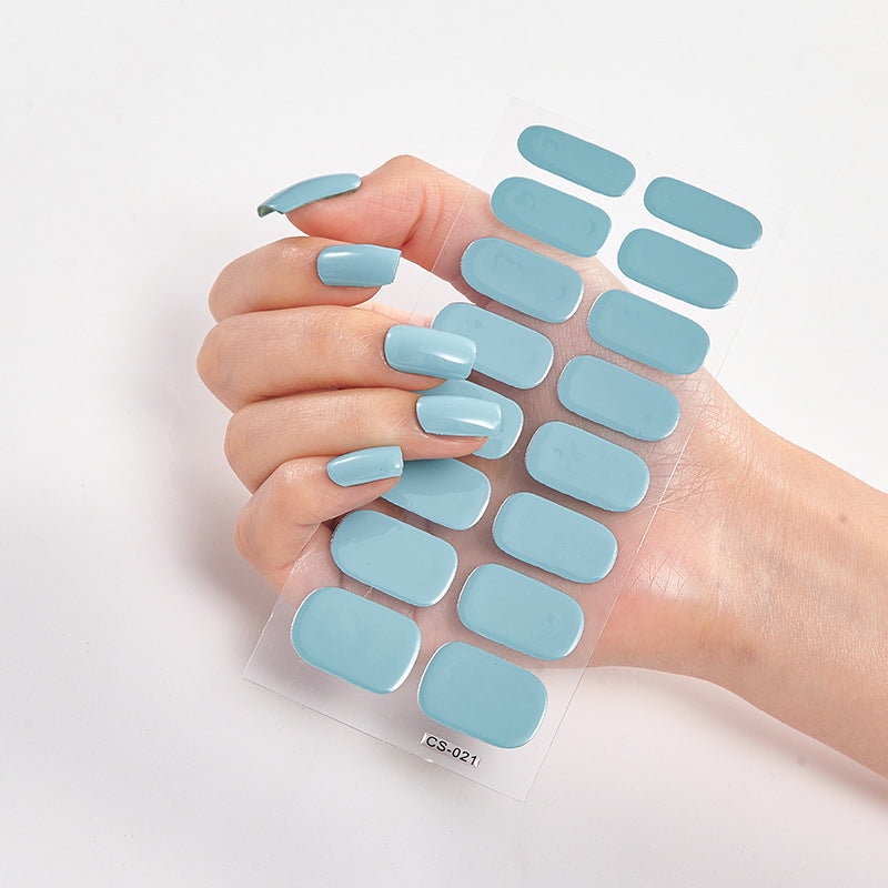 Salon-Quality Shine – Pure Color Nail Wraps CJ