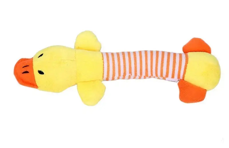 Funny Dog Sound Squeak Pet Toy-Plush Chew & Play Companion Dias Dazzling Discoveries
