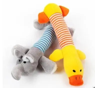 Funny Dog Sound Squeak Pet Toy-Plush Chew & Play Companion Dias Dazzling Discoveries