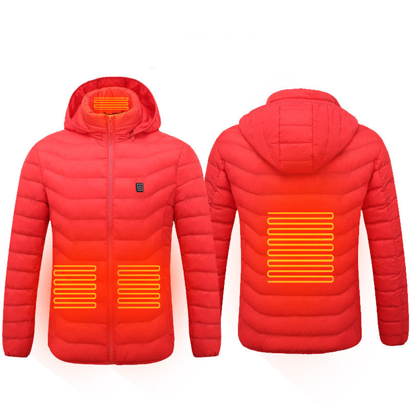 Conquer the Cold: The Heated Jacket with USB Power- Unisex
