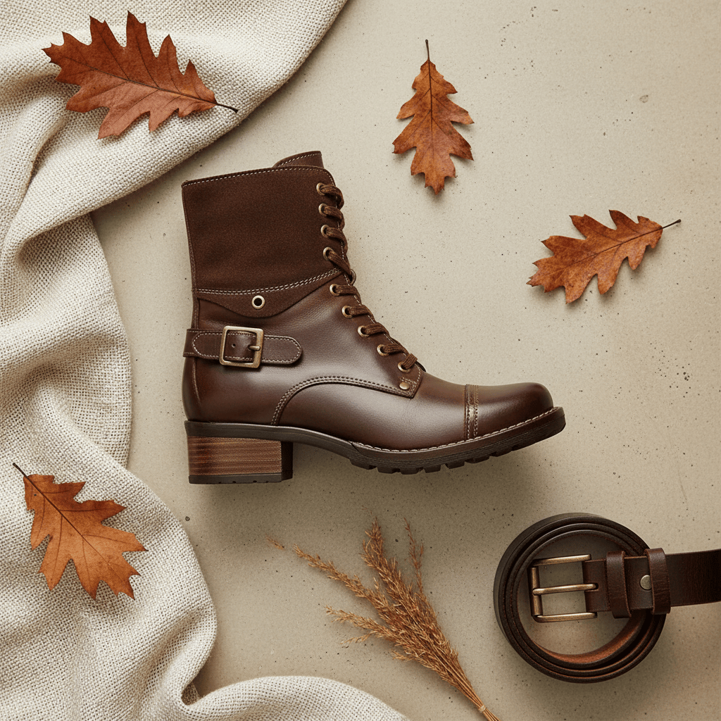 Lace-Up Block Heel Boots Lace-Up Block Heel Boots - Dias Dazzling Discoveries
