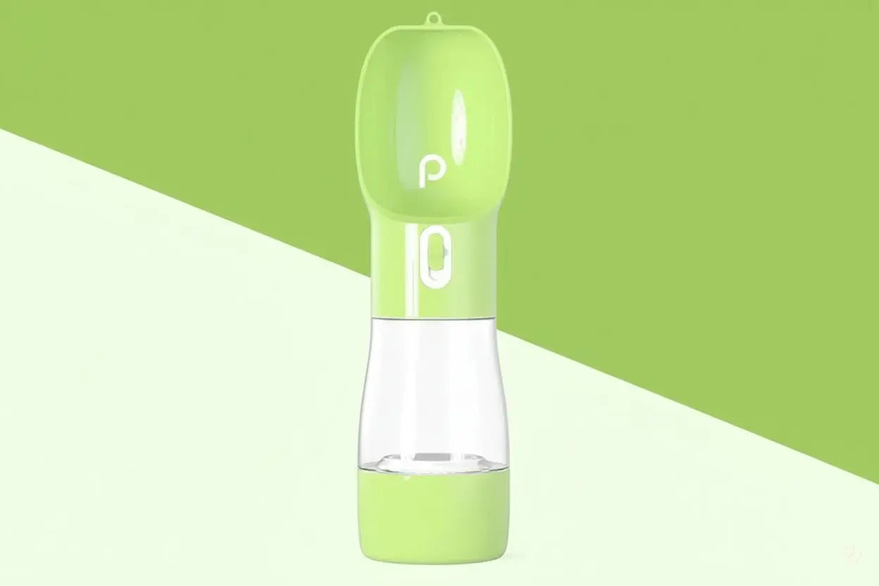 "2-in-1 "No-Mess" Pet Portable Water & Snack Dispenser for Adventures Leak-Proof CJ