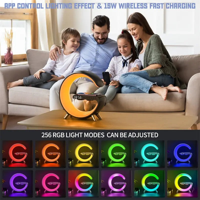 New Intelligent G Shaped LED Lamp Bluetooth-Wireless Atmosphere Lamp CJ
