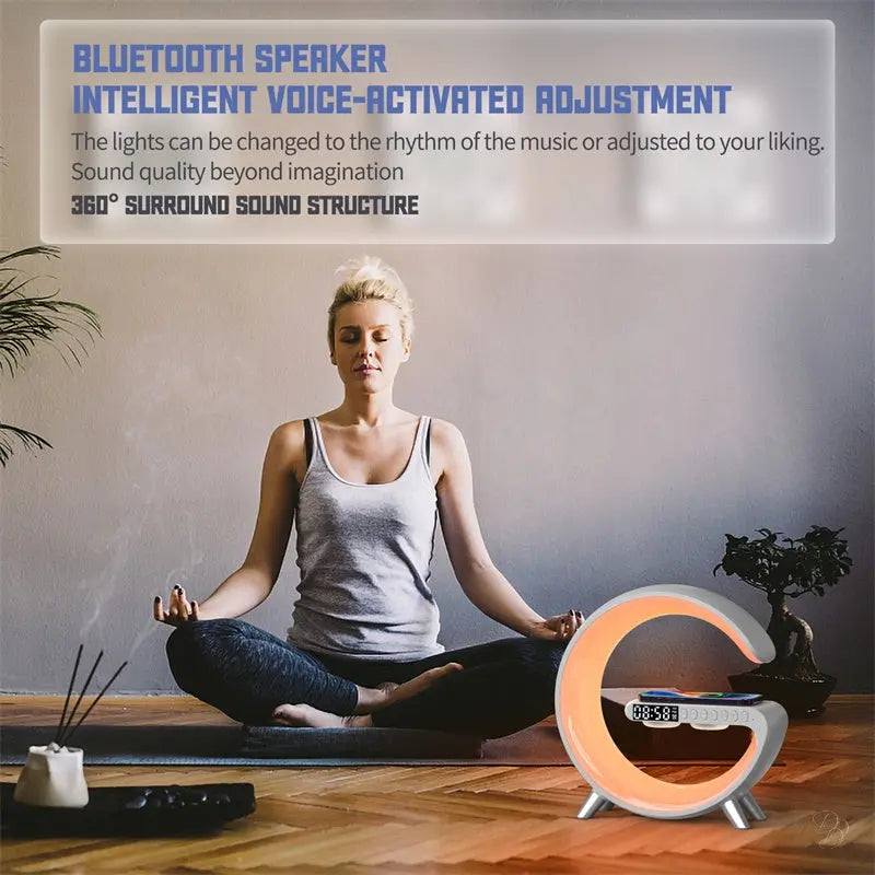 New Intelligent G Shaped LED Lamp Bluetooth-Wireless Atmosphere Lamp CJ