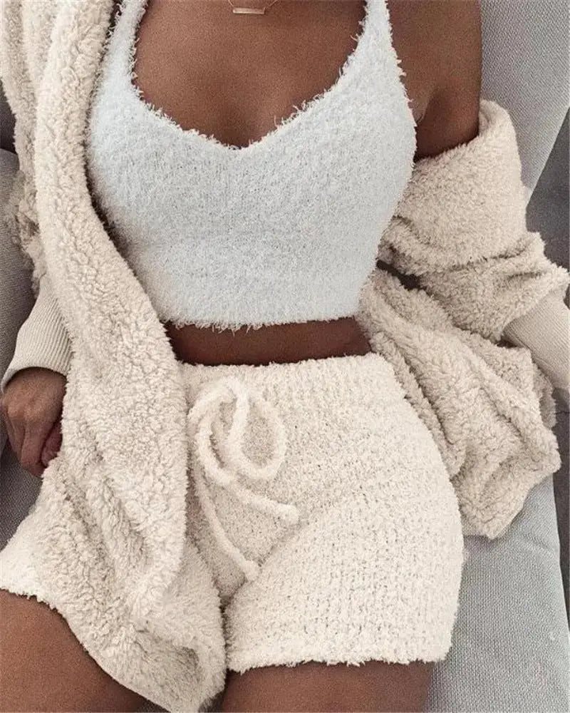 The "Velvet Dream" 3-Piece Lounge & Pajama Set CJ