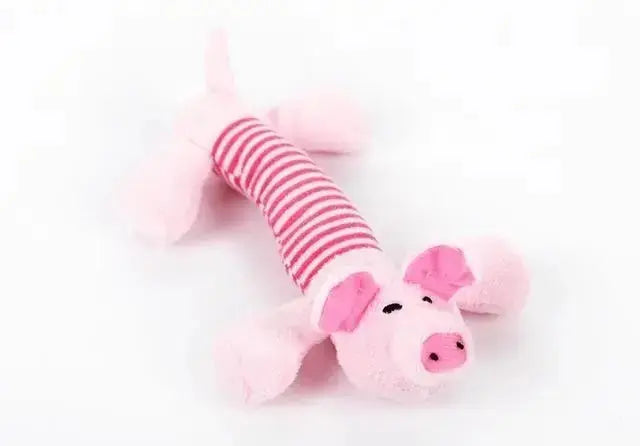 Funny Dog Sound Squeak Pet Toy-Plush Chew & Play Companion Dias Dazzling Discoveries