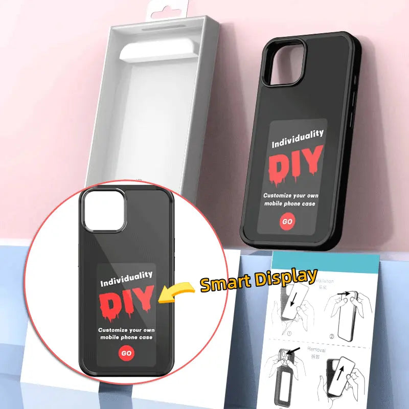 E‑Ink Screen Phone Case (Battery‑Free Personalized Projection Cover) CJ