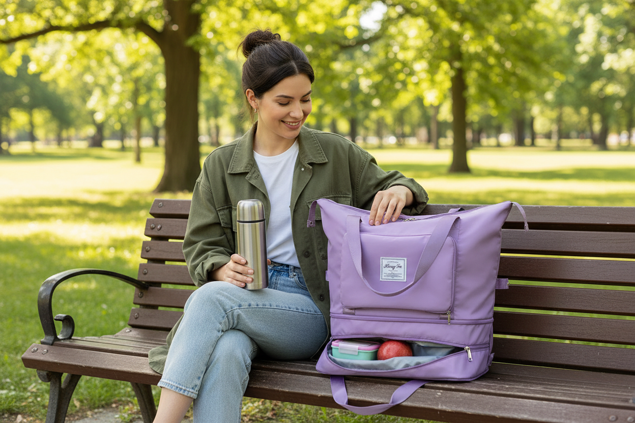 Dry And Wet Separation Sports Portable Shoulder Bag