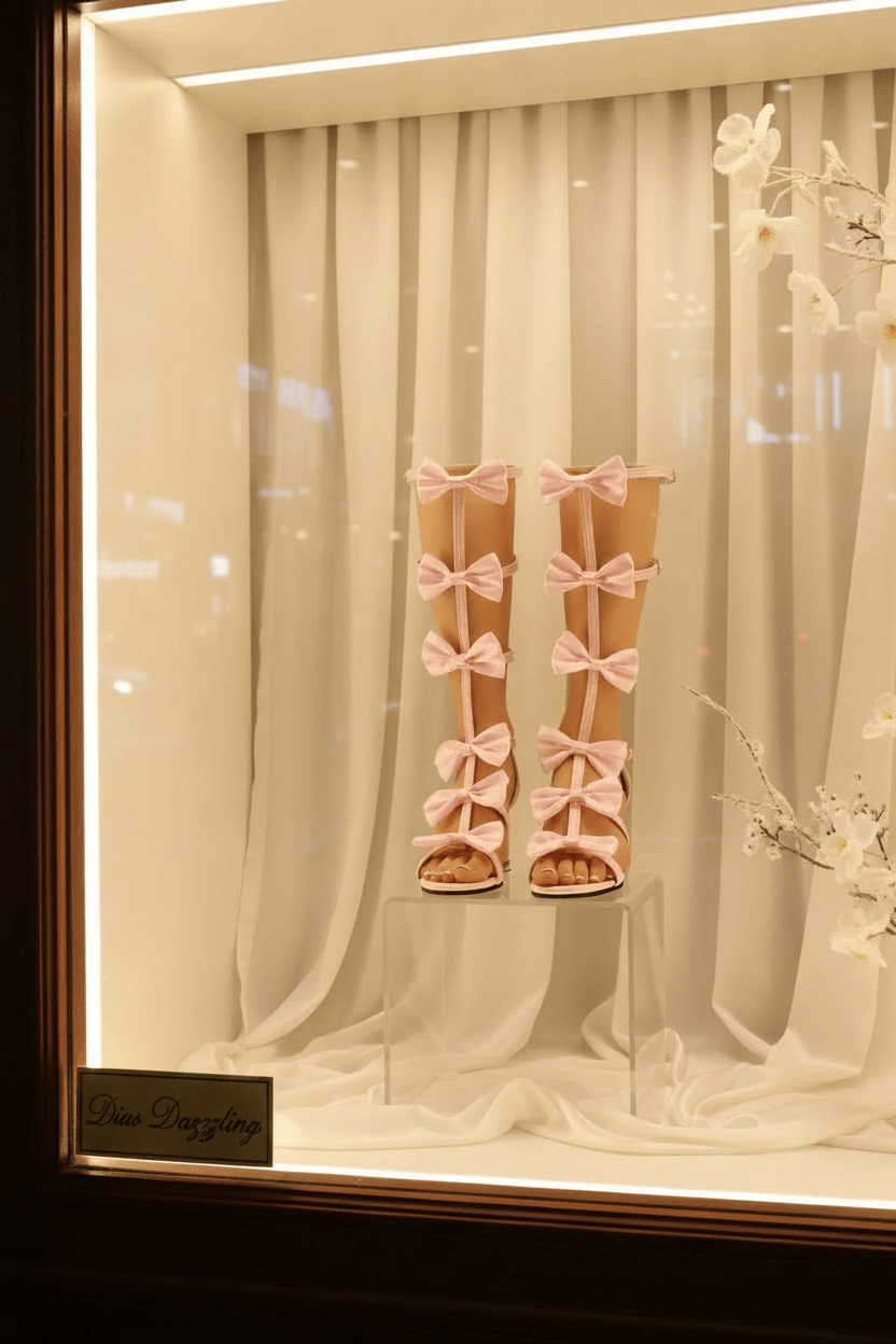 Bow Low Heels Sandals Trendsi