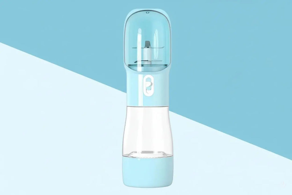 "2-in-1 "No-Mess" Pet Portable Water & Snack Dispenser for Adventures Leak-Proof CJ