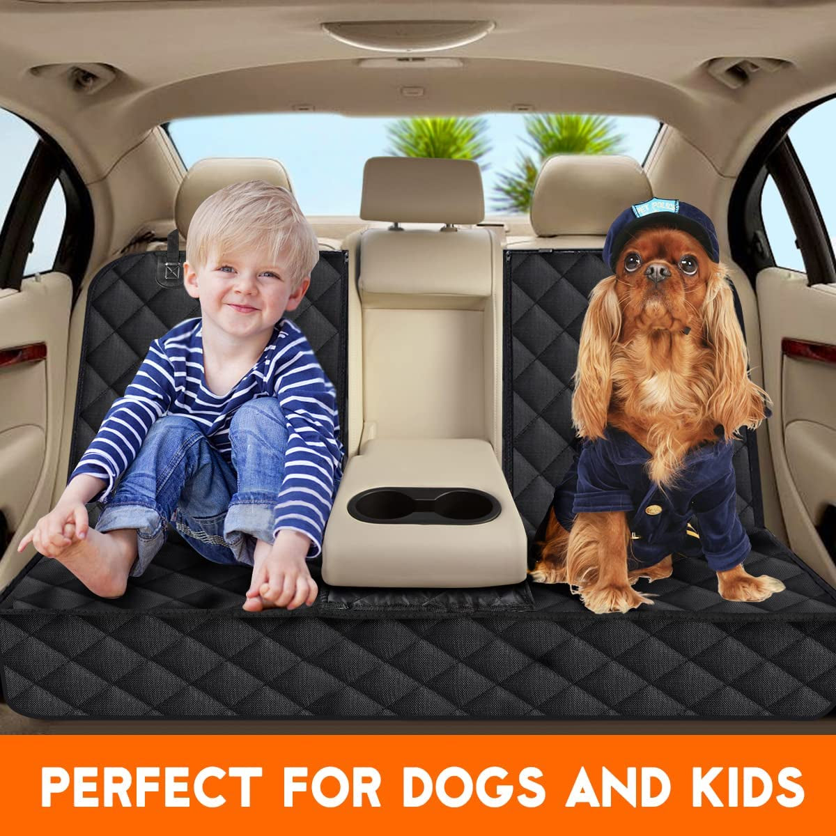 Universal Waterproof Dog Car Seat Cover – Durable, Non-Slip Protection for Pets & kids