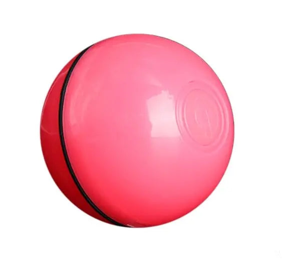 360° Smart Interactive Cat Toy Ball | Automatic LED Rolling Ball with Catnip CJ