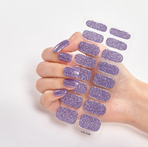 Salon-Quality Shine – Pure Color Nail Wraps CJ