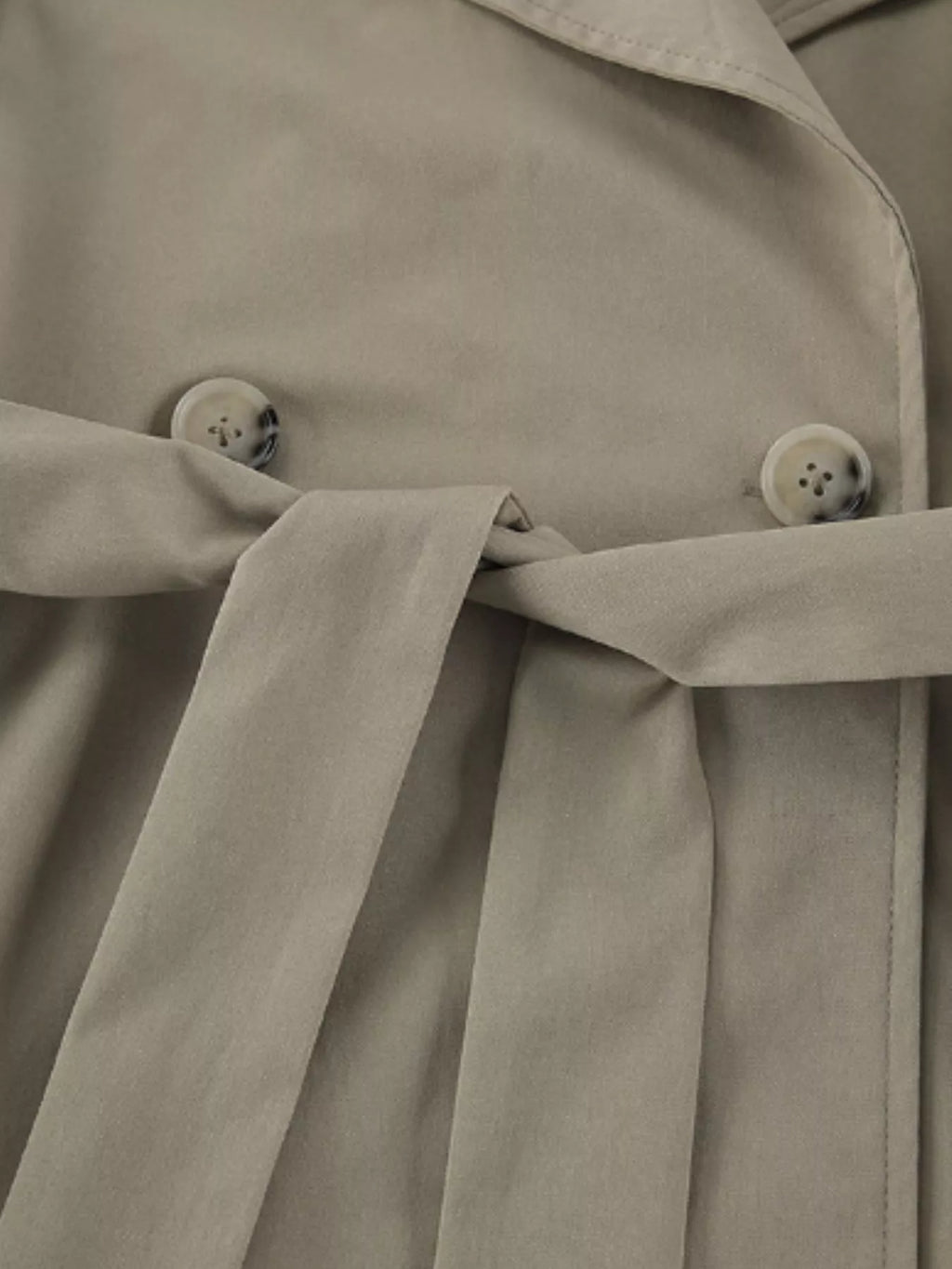 Chic Double-Breasted Belted Trench Coat Chic Double-Breasted Belted Trench Coat