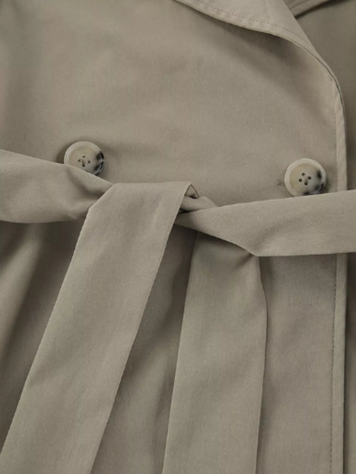 Chic Double-Breasted Belted Trench Coat Chic Double-Breasted Belted Trench Coat