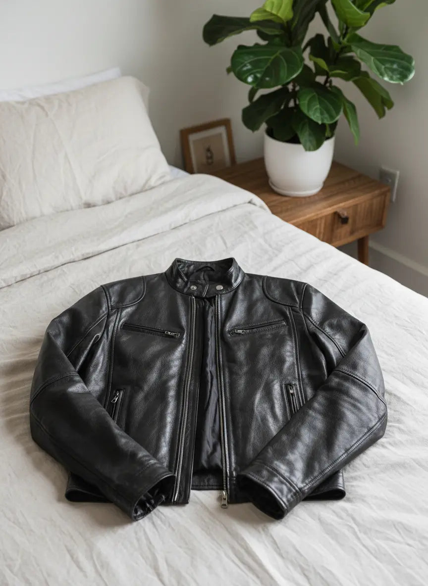 Men's PU Leather Jacket – Confidence in Every Stitch Trendsi