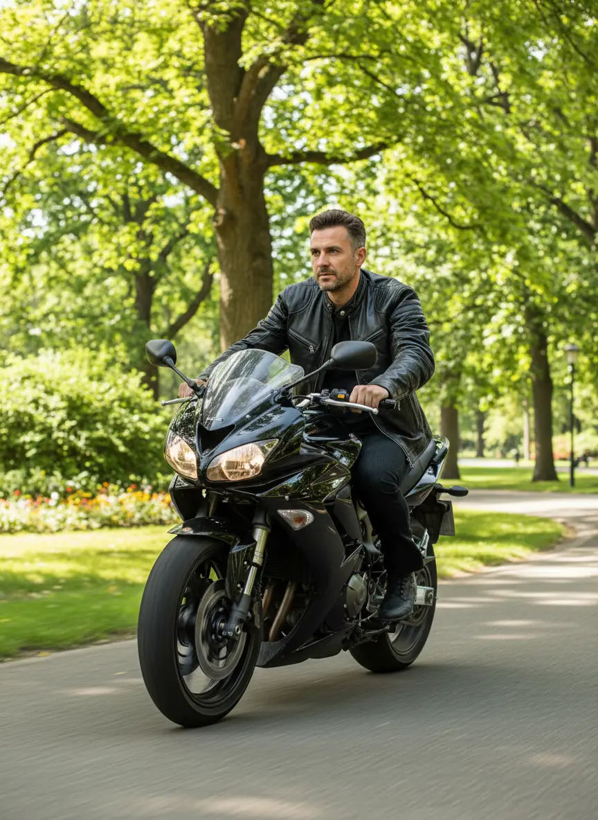 Men's PU Leather Jacket – Confidence in Every Stitch Trendsi