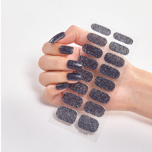 Salon-Quality Shine – Pure Color Nail Wraps CJ