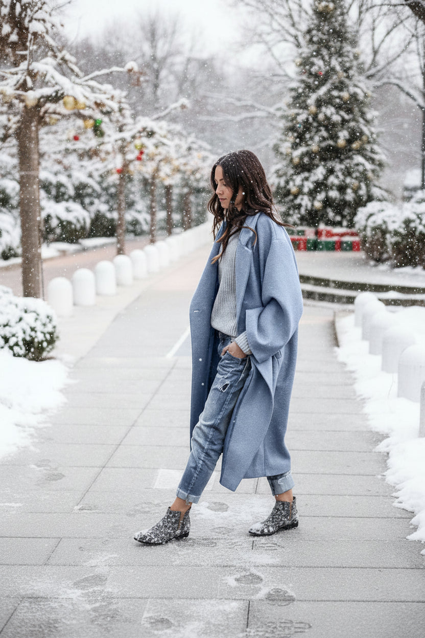 Casual Long Woolen Coat – Warm, Stylish & Made to Empower Dias Dazzling Discoveries