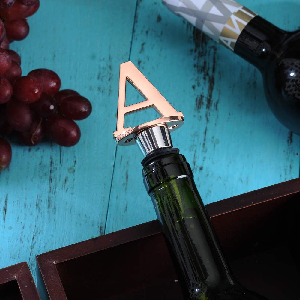 Prosecco Stopper - Personalized Rose Gold Wine Stopper