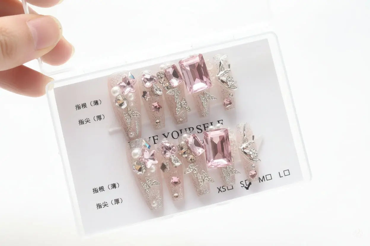 Butterfly Armor Press‑On Nails – Ultra‑Thin, Seamless, Sweet INS Style CJ