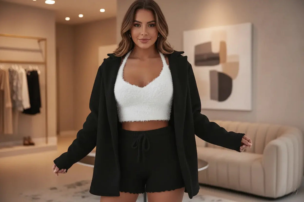 The "Velvet Dream" 3-Piece Lounge & Pajama Set CJ
