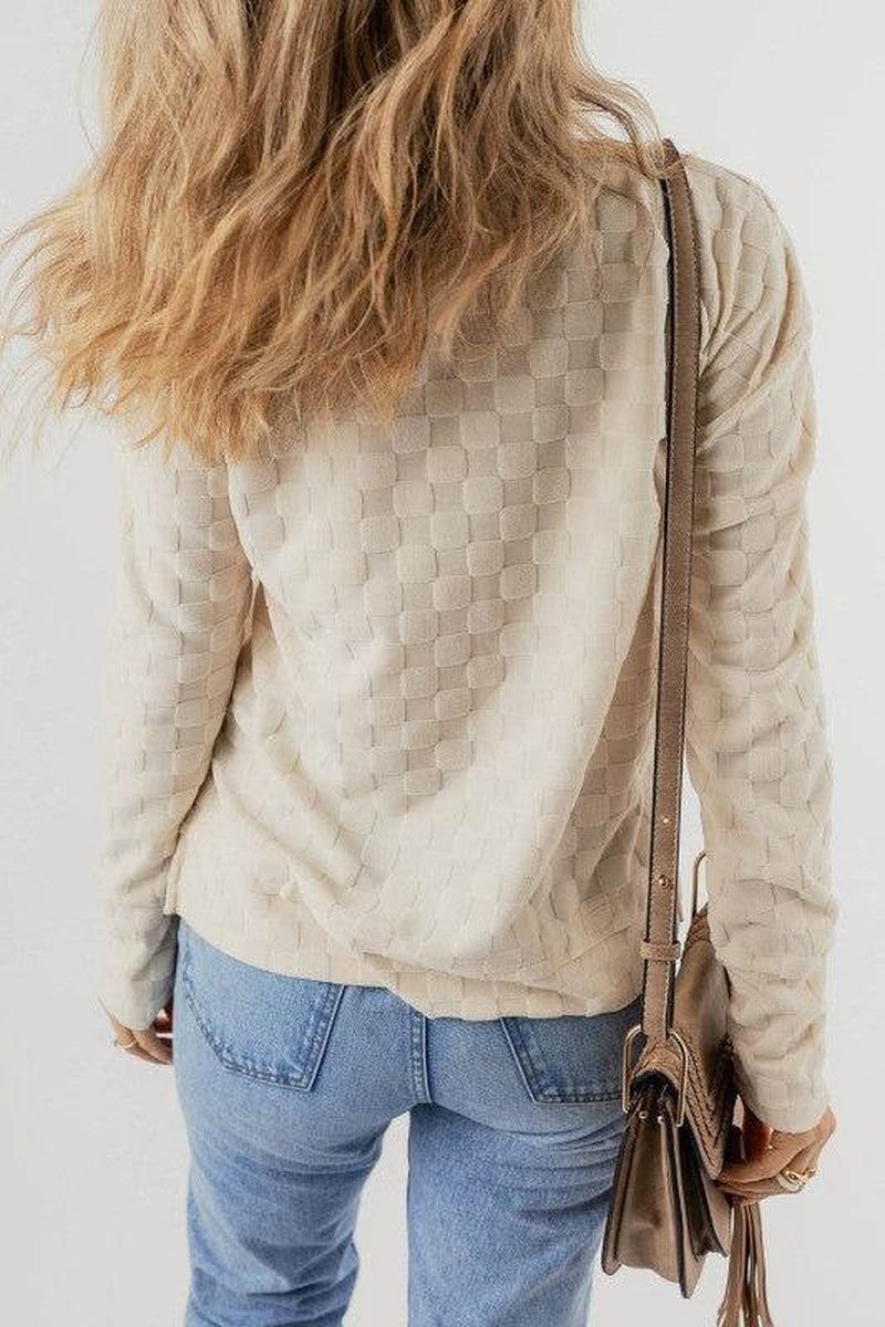 Textured Fall Top – Cozy, Confident, and Effortlessly Chic