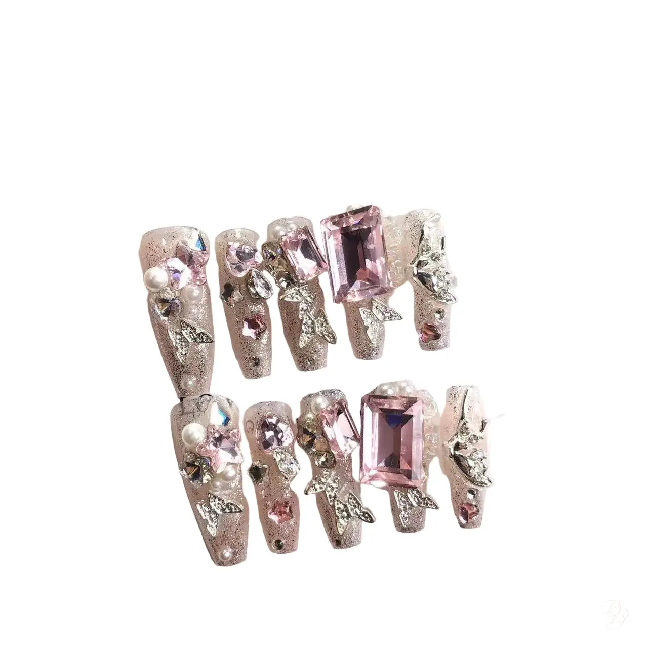 Butterfly Armor Press‑On Nails – Ultra‑Thin, Seamless, Sweet INS Style CJ