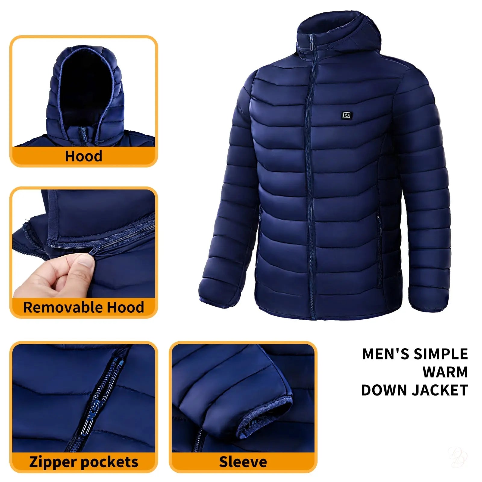 Conquer the Cold: The Heated Jacket with USB Power- Unisex CJ
