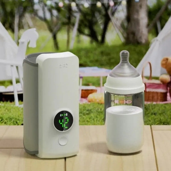 Portable Wireless Baby Bottle Warmer – USB Rechargeable & Travel-Ready CJ
