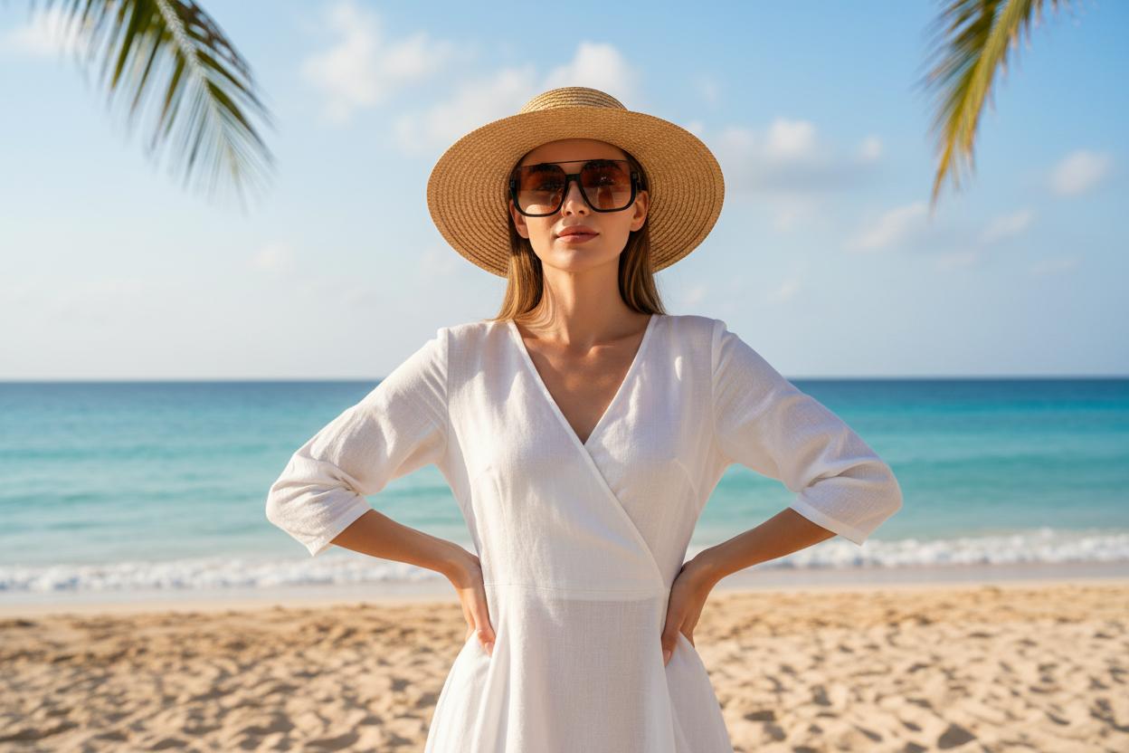 UV400 Square Oversized Stylush Sunglasses  Metal-Plastic Hybrid Frames | UV Protection Trendsi