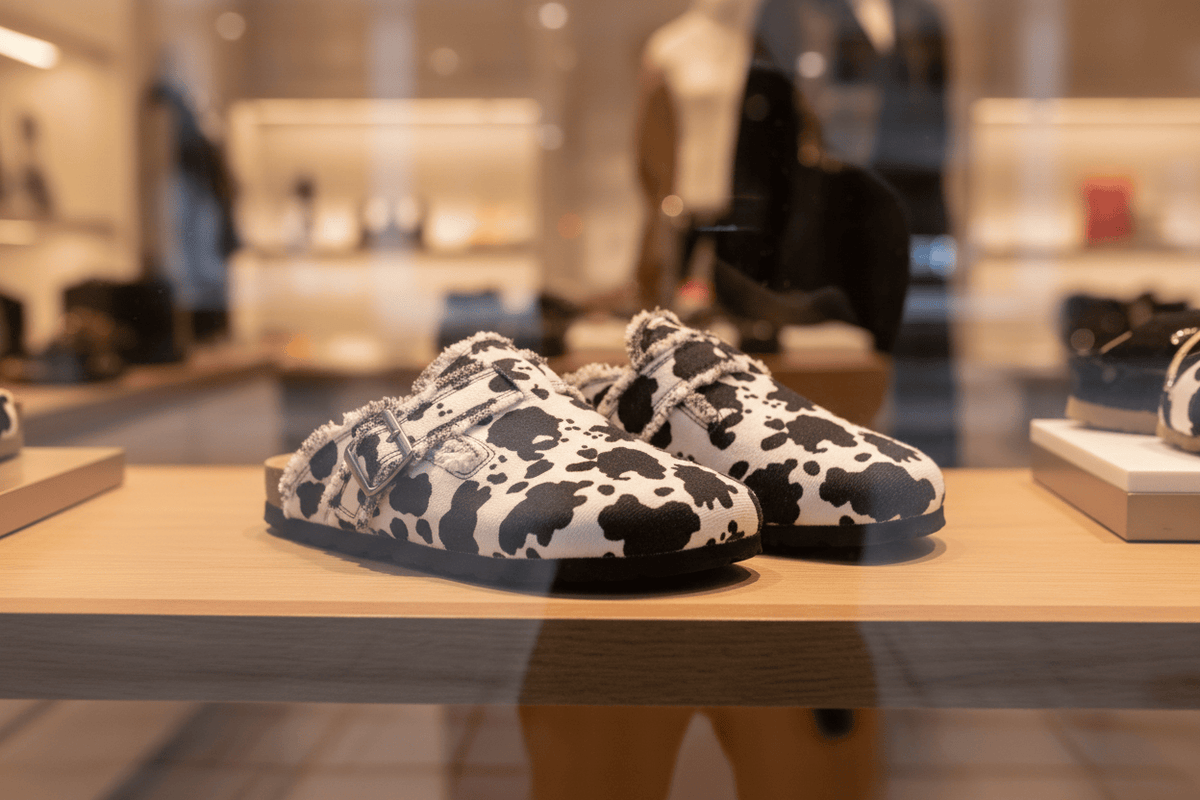 Classic Round-Toe Canvas & Leather Loafers Round Toe Flats Loafers - Dias Dazzling Discoveries