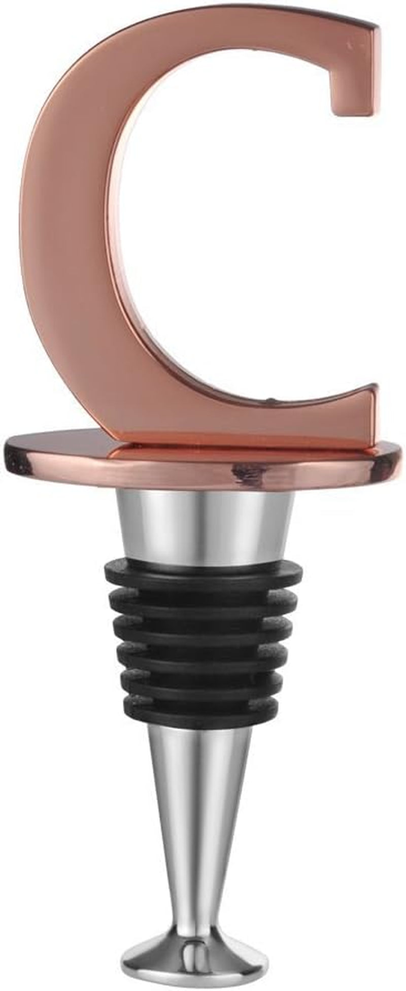 Prosecco Stopper - Personalized Rose Gold Wine Stopper