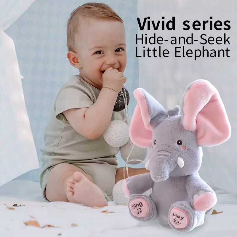 Interactive Musical Elephant Toy for Babies | Animated Plush Pet