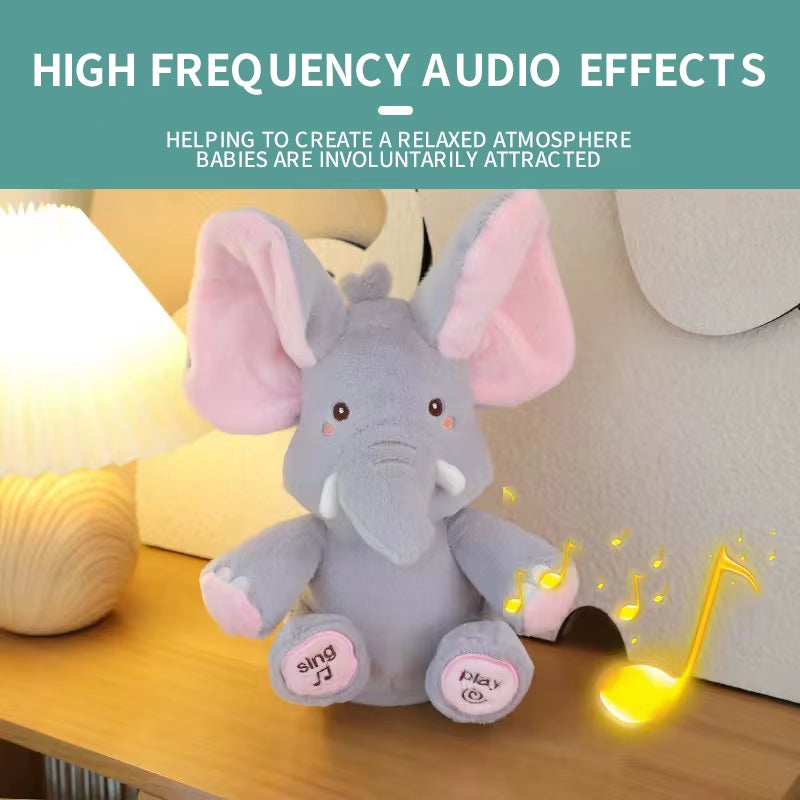 Interactive Musical Elephant Toy for Babies | Animated Plush Pet