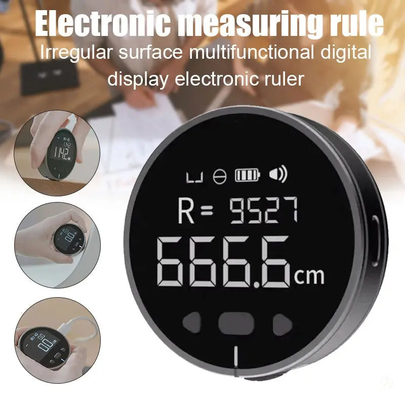 Precision Digital Measuring Ruler – 99m High-Definition Electronic Tape CJ