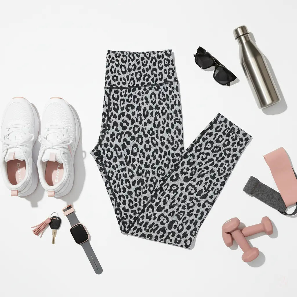 Seamless Leopard Print Leggings CJ