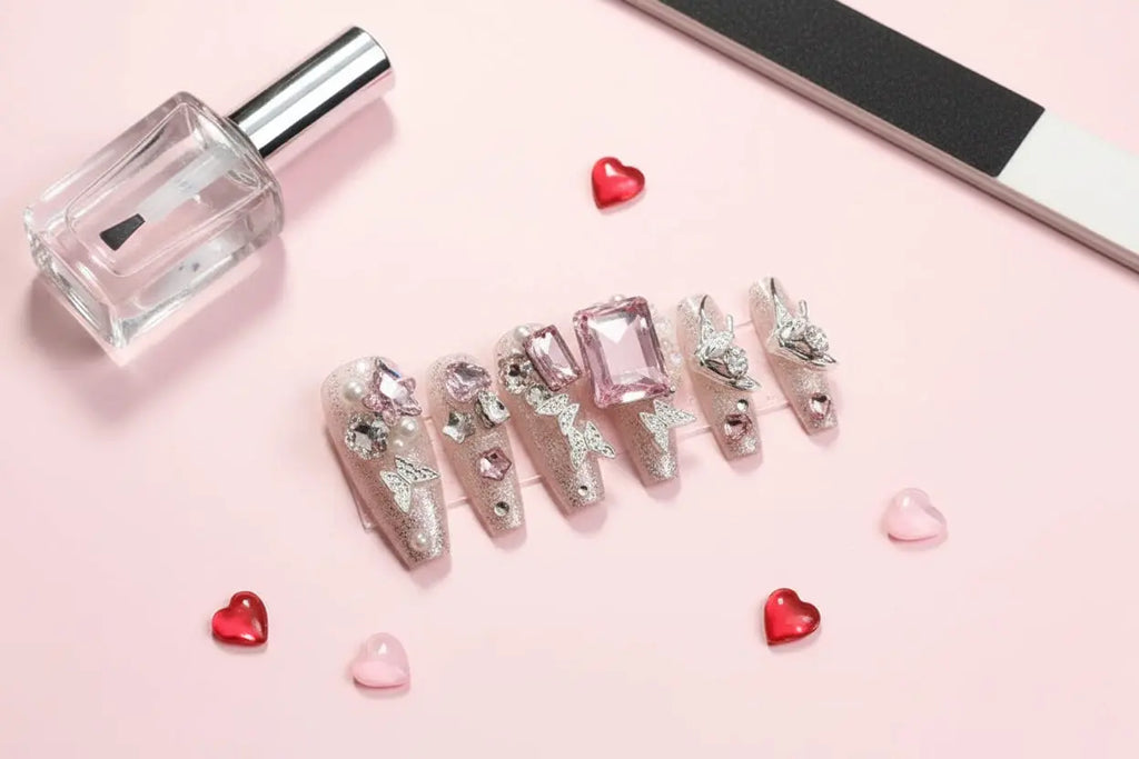 Butterfly Armor Press‑On Nails – Ultra‑Thin, Seamless, Sweet INS Style CJ