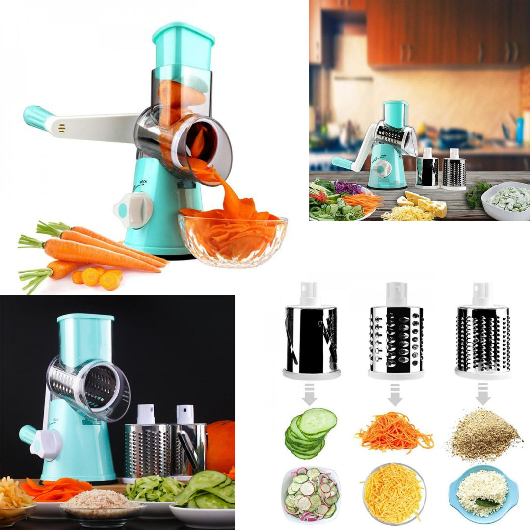 Manual Rotary Cheese Grater with Handle