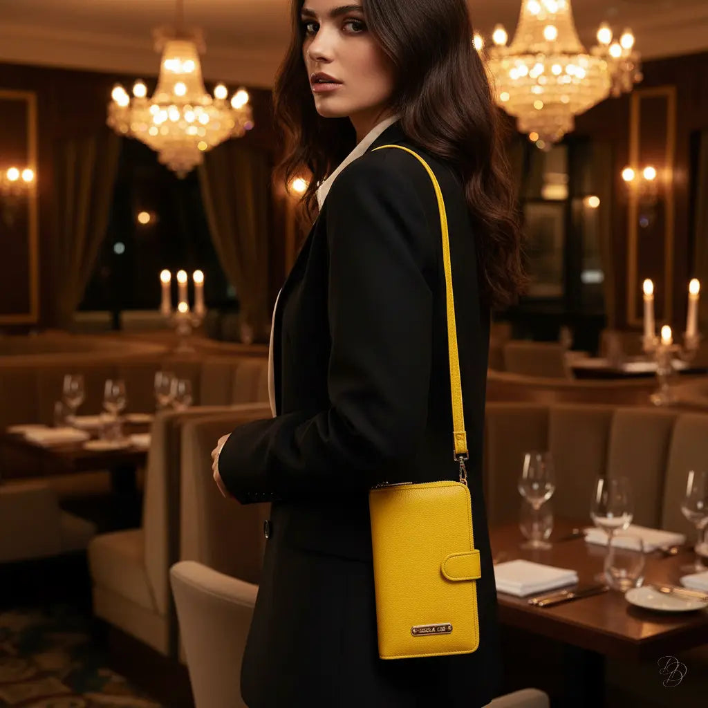 Dazzling 2-in-1 Crossbody Phone Case & Wallet - Vegan Leather Trendsi