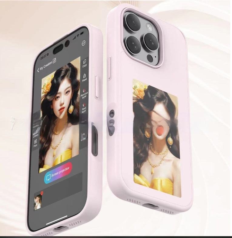 E‑Ink Screen Phone Case (Battery‑Free Personalized Projection Cover)
