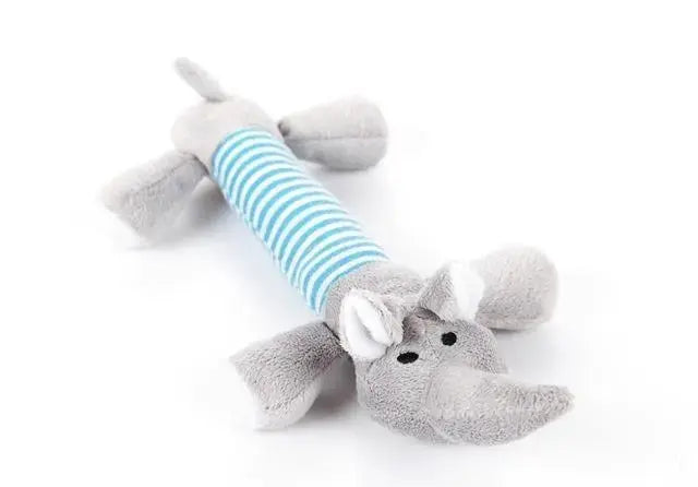 Funny Dog Sound Squeak Pet Toy-Plush Chew & Play Companion Dias Dazzling Discoveries