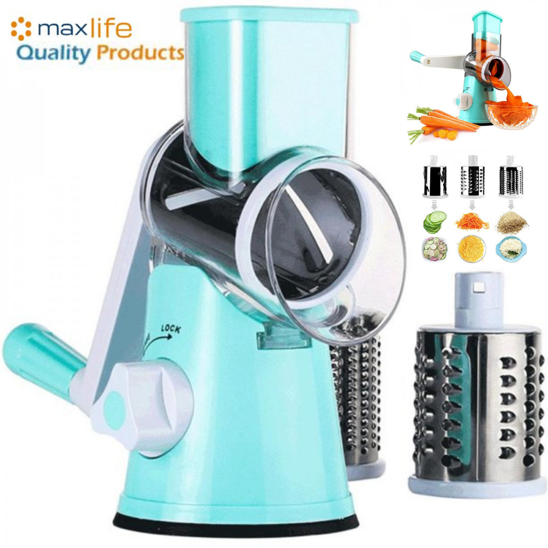 Manual Rotary Cheese Grater with Handle