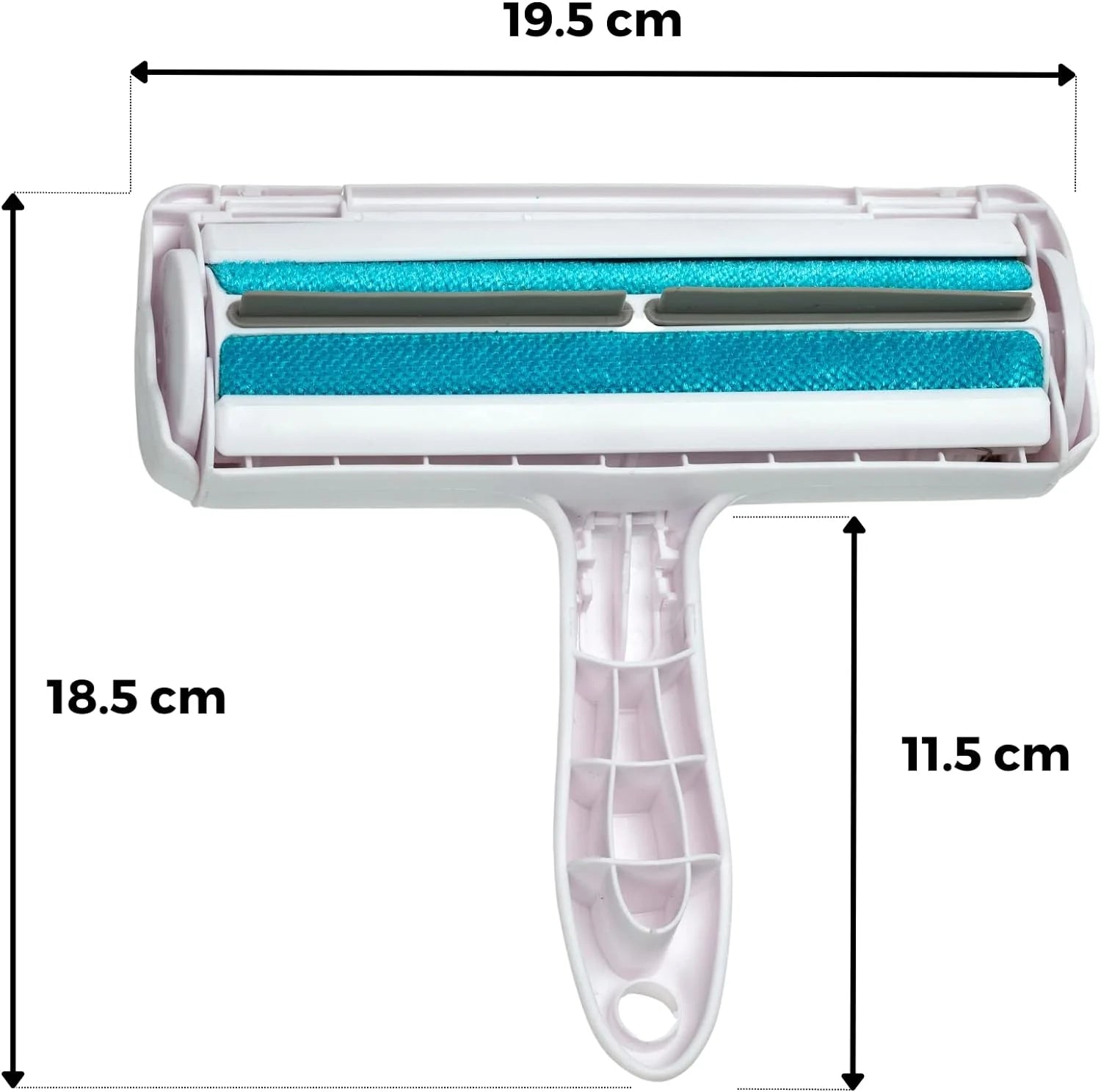 Pet Hair Remover - Reusable, Eco-Friendly Dog Hair Removal Roller for Clothes, Sofas, Beds & More, White