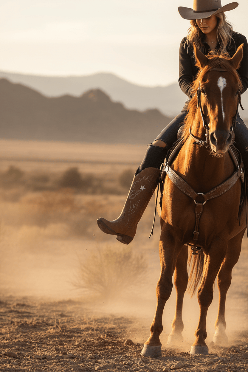 Western Star Embroidered Cowboy Boots-Dias Dazzling Discoveries Trendsi