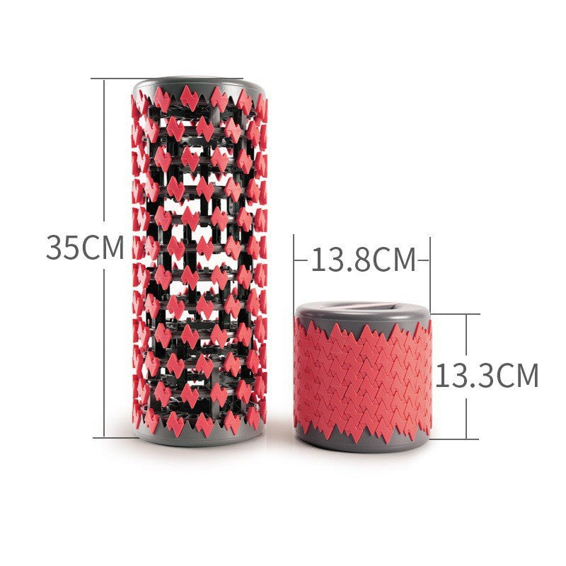 “Adjustable Telescopic Foam Roller – Portable Yoga Aid for Muscle Relaxation & Home Fitness” CJ