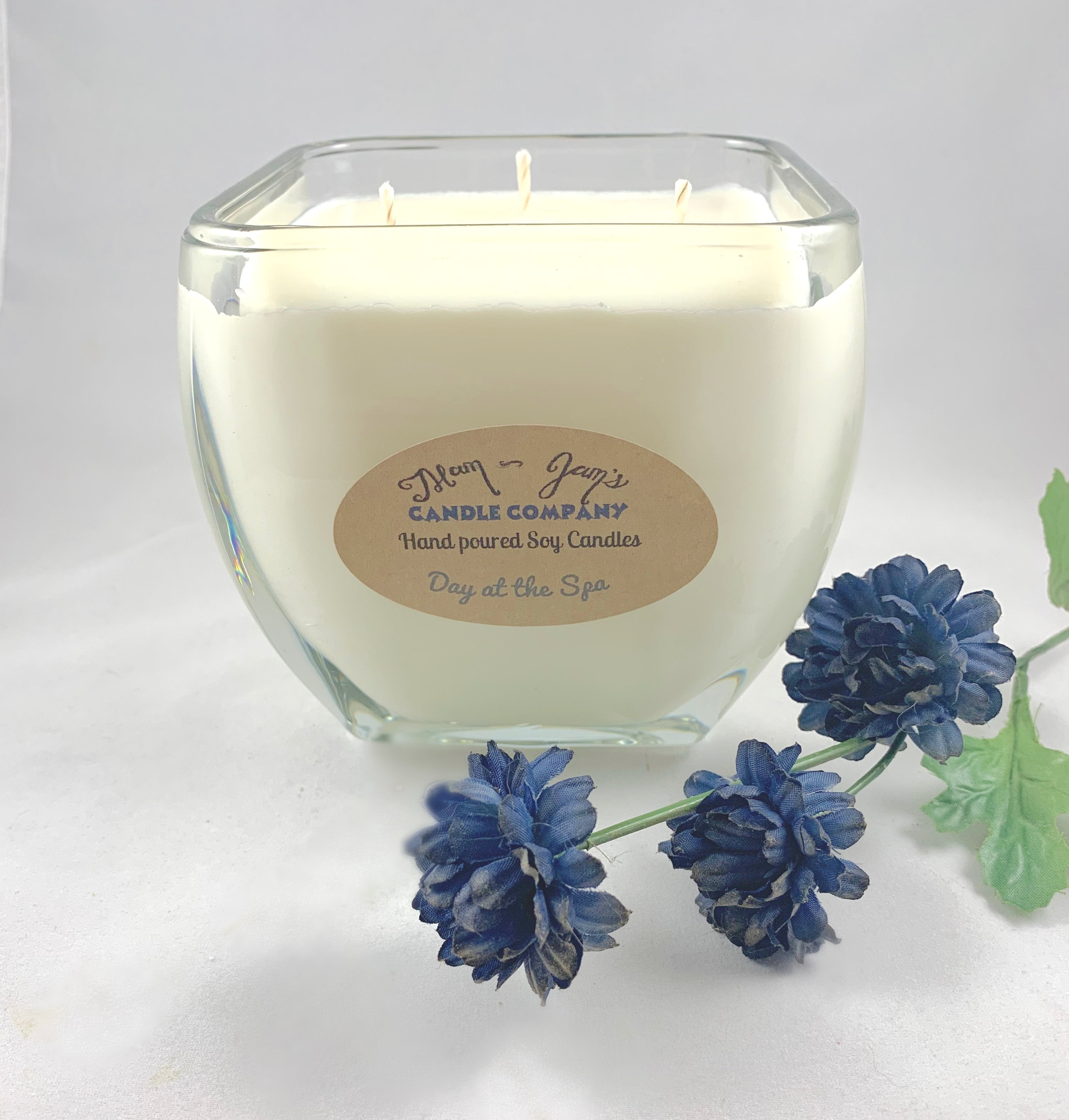Day at the Spa Soy Candle – Clean & Calming Scent | Mam Jam’s