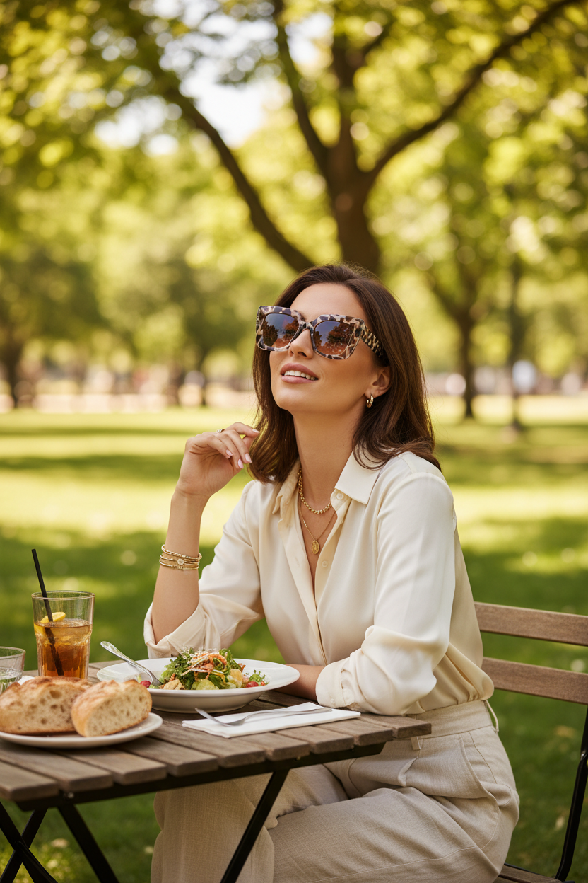 Leopard Oversized Square Sunglasses with Gradient Tawny Lens Anti-Glare Dias Dazzling Discoveries